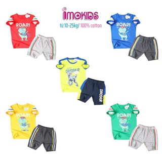 Bộ bé trai YoYo 10-25kg đồ bộ bé trai chất thun cotton 4 chiều cao cấp thấm hút mồ hôi quần áo bé trai hình hoạt hình 03