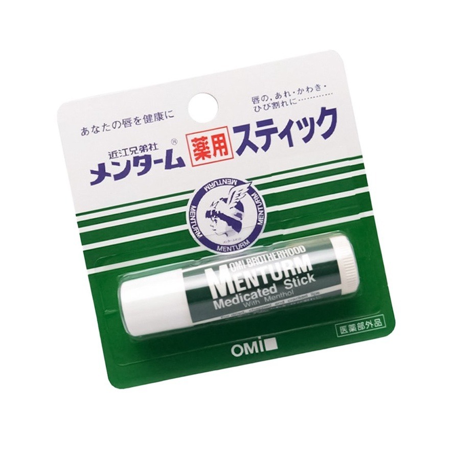 Son Dưỡng Môi Omi Brotherhood Menturm Medicated Stick Nhật Bản