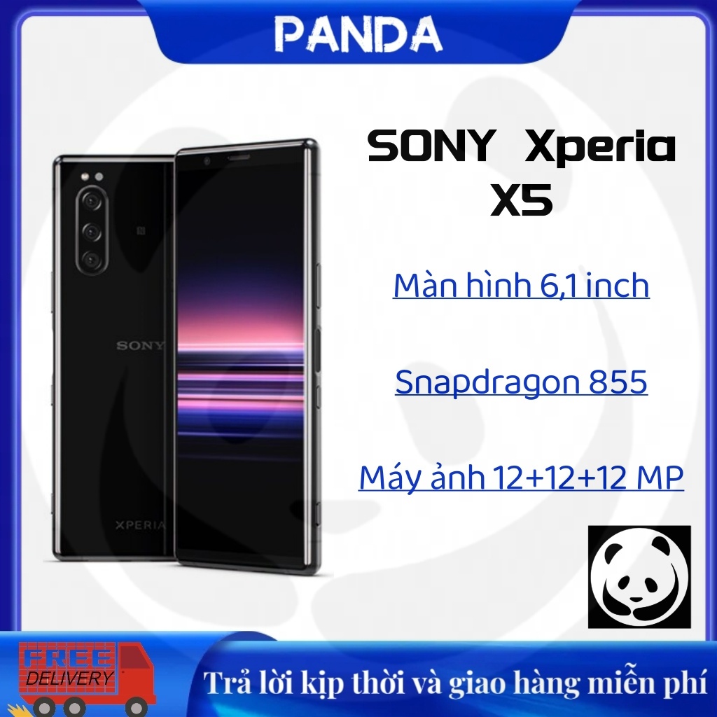 Điện thoại Sony Xperia 5/6+64GB/6.1 inch/thiết kế mỏng nhẹ chip Snapdragon 855 chơi game mượt giá rẻ