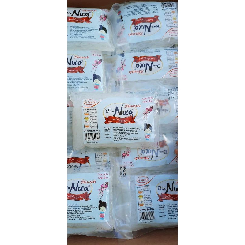 Bún nưa 160g, combo 10 gói
