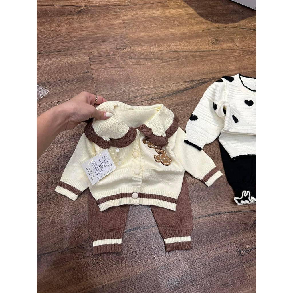 Bộ Len Mẫu Bé Trai Và Bé Gái ,Đồ Bộ Len Hàng Quảng Châu size 66-90