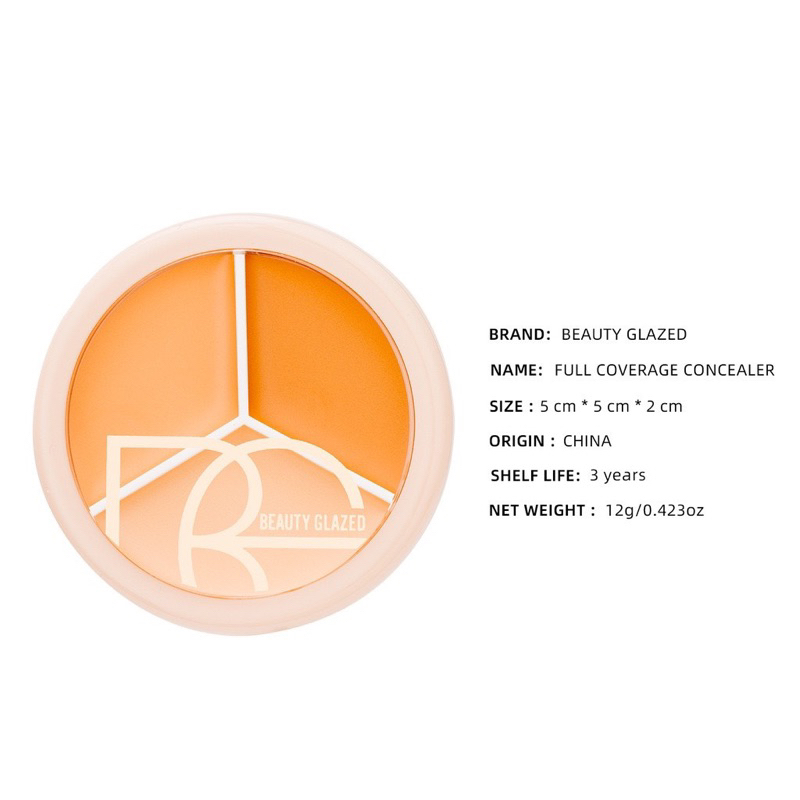 Kem Che Khuyết Điểm 3 Màu BEAUTY GLAZED