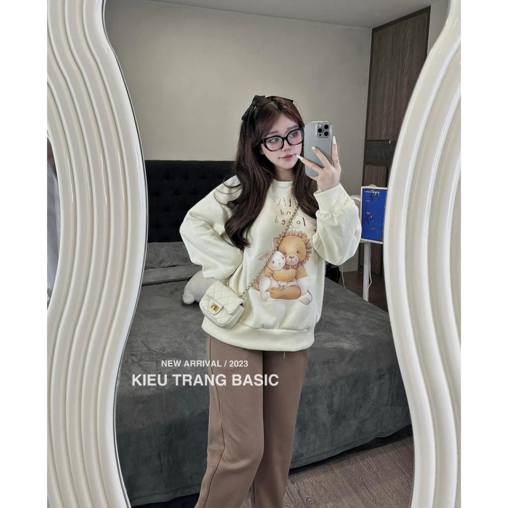 Set Bộ Đồ Nữ Áo Nỉ Áo Kiểu Nữ Dài Tay Có Mũ Quần Bomber Nỉ Bo Gấu 40-70kg mẫu SETSUTUTHOOMNHAUNOIKTR