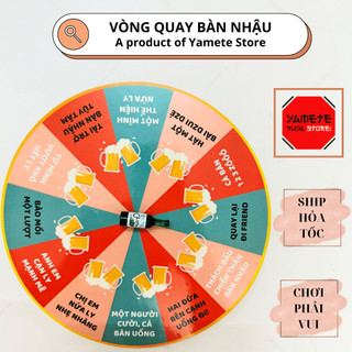 Trò chơi vòng quay ăn uống Yamte Store giải trí vui nhộn