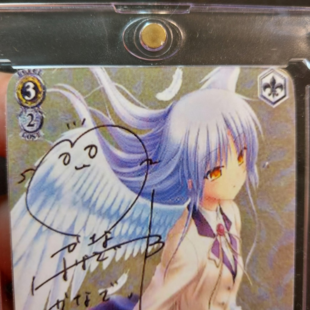 Thẻ Signed Weiss Schwarz Angel Beats Re Edit SP FOIL Kanade Tachibana Japanese có signed 2098 1-30