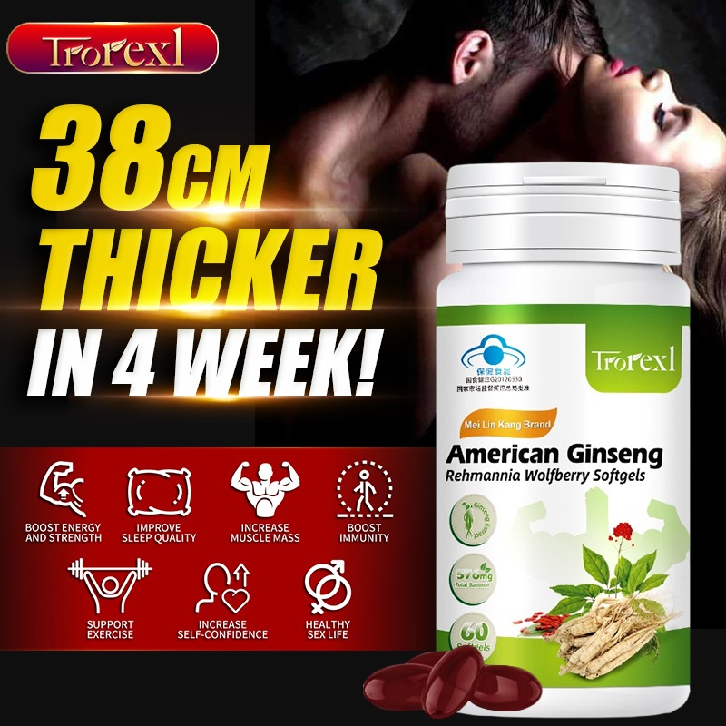 Trorex 60 viên Chiết xuất Wolfberry Viên nang nhân sâm Mỹ Giảm mệt mỏi Nuôi dưỡng bổ thận