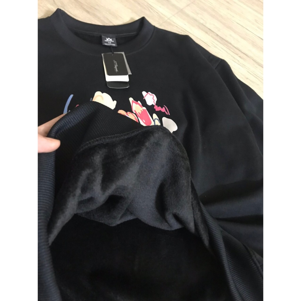 Áo Hoodie 23 nam nữ form rộng, áo nỉ mũ mùa đông unisex vải nỉ Tàu ép lông nhung dày dặn