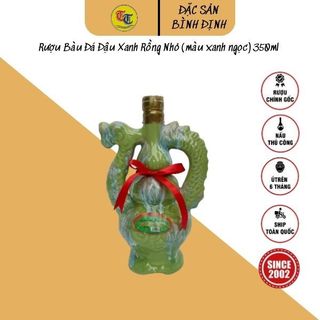 Rượu bàu đá đậu xanh rồng nhỏ 350ml - đặc sản bình định