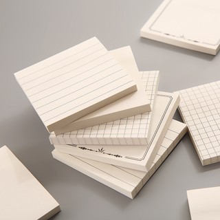 Giấy ghi chú, giấy note kraft họa tiết đơn giản