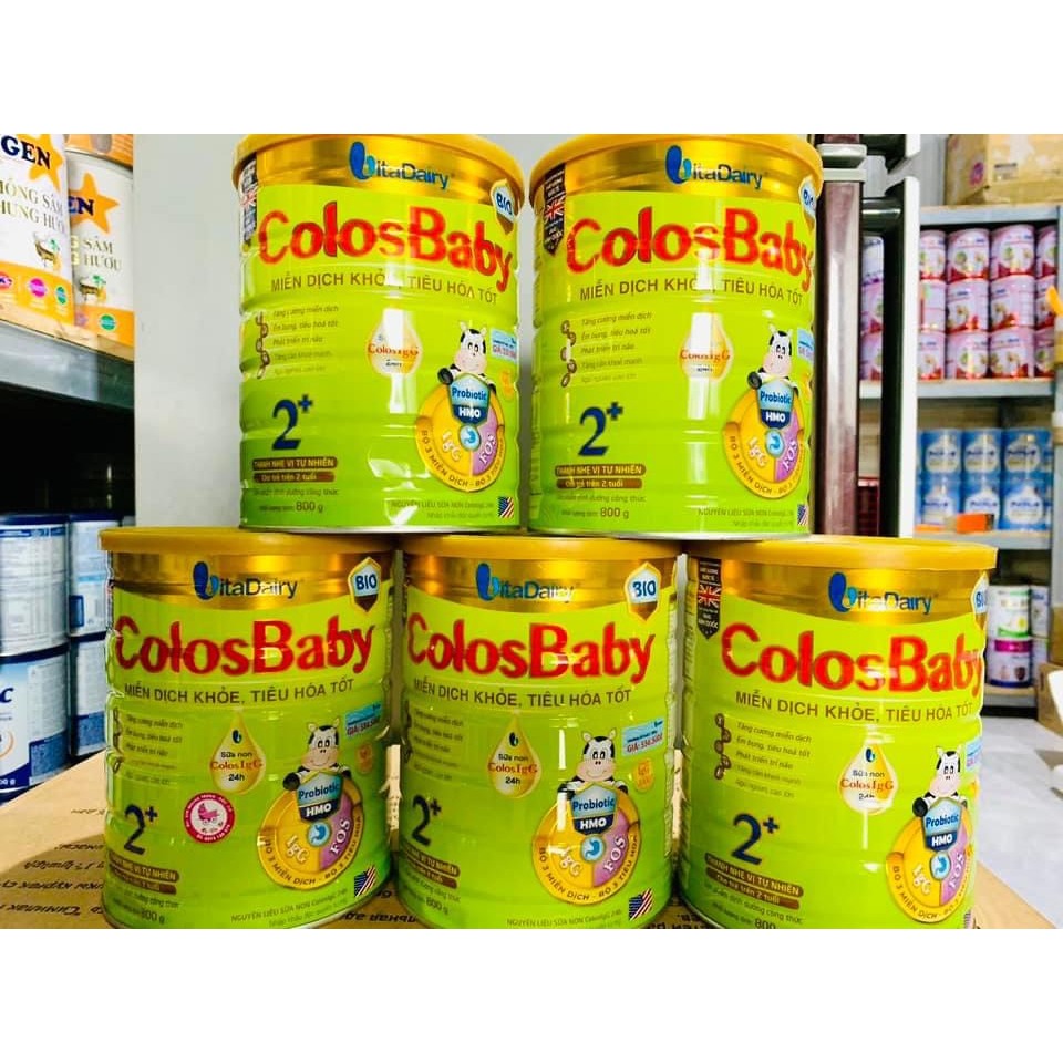 Sữa ColosBaBy Gold 1000IgG 800g Đủ số 0+, 1+, 2+