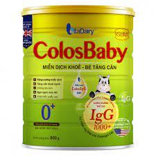 Sữa ColosBaBy Gold 1000IgG 800g Đủ số 0+, 1+, 2+