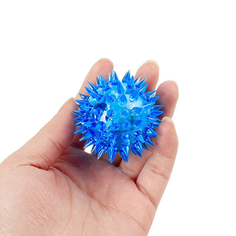 Bóng gai phát sáng/ đồ chơi gặm đuổi bắt dành thú cưng chó mèo vui nhộn