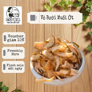 Vỏ Bưởi Sấy Muối Ớt Xí Muội 500g Vị Cay The Thơm Nồng Mùi Ăn Lạ Miêng Phù Hợp Cho Người Ăn Nhạt SHOP COBAVA