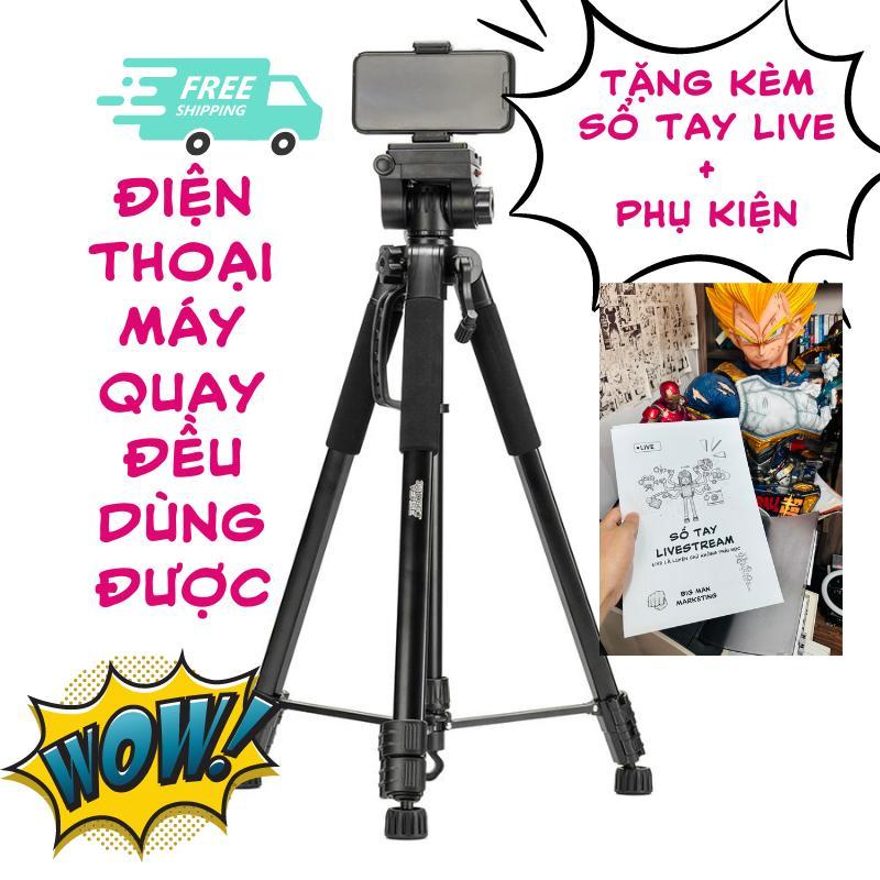 Chân quay giữ điện thoại, máy quay dùng để quay video, livestream