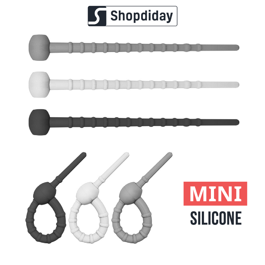 Dây Buộc Cáp Mini Silicone Sắp Xếp Cáp Sạc, Buộc Cáp Tai Nghe Gọn Gàng Cuốn Dây Tiện Lợi D38