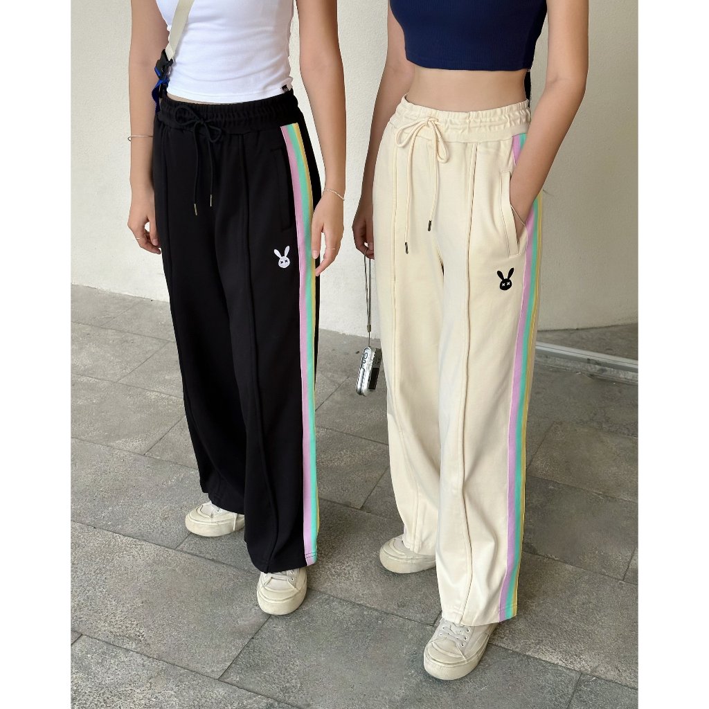 Quần dài Unisex Bad Rabbit RABBIT TRACKPANTS - LOCAL BRAND CHÍNH HÃNG OVERSIZED FIT