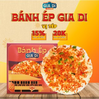 Bánh ép huế. bánh ép khô huế , bánh ép gia di , nhân thịt tép hộp 5 cái