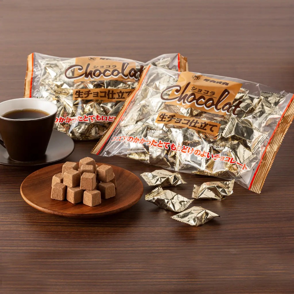 Socola tươi Takaoka nhân trà xanh, nhân truyền thống mềm mịn, tan chảy