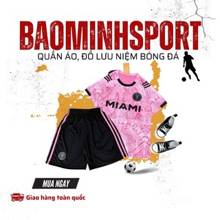 Bộ quần áo bóng đá câu lạc bộ miami hồng
