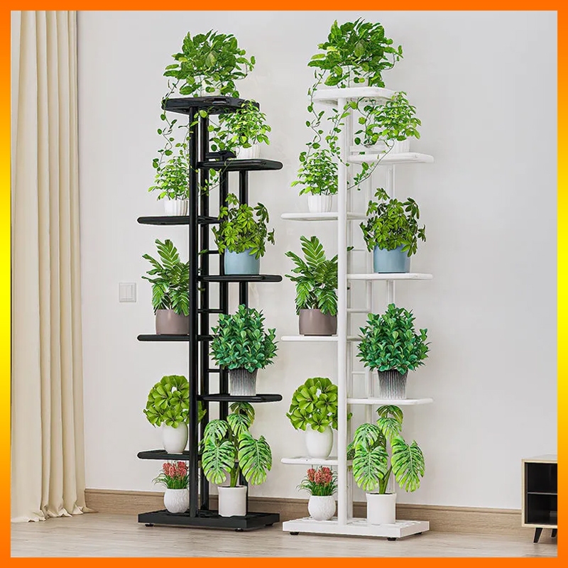 【Local shop】hiện đại nhiều kệ hoa trang trí cây cảnh kệ hoa 9 tầng ngoài trời sân vườn ban công trang trí giá sắt