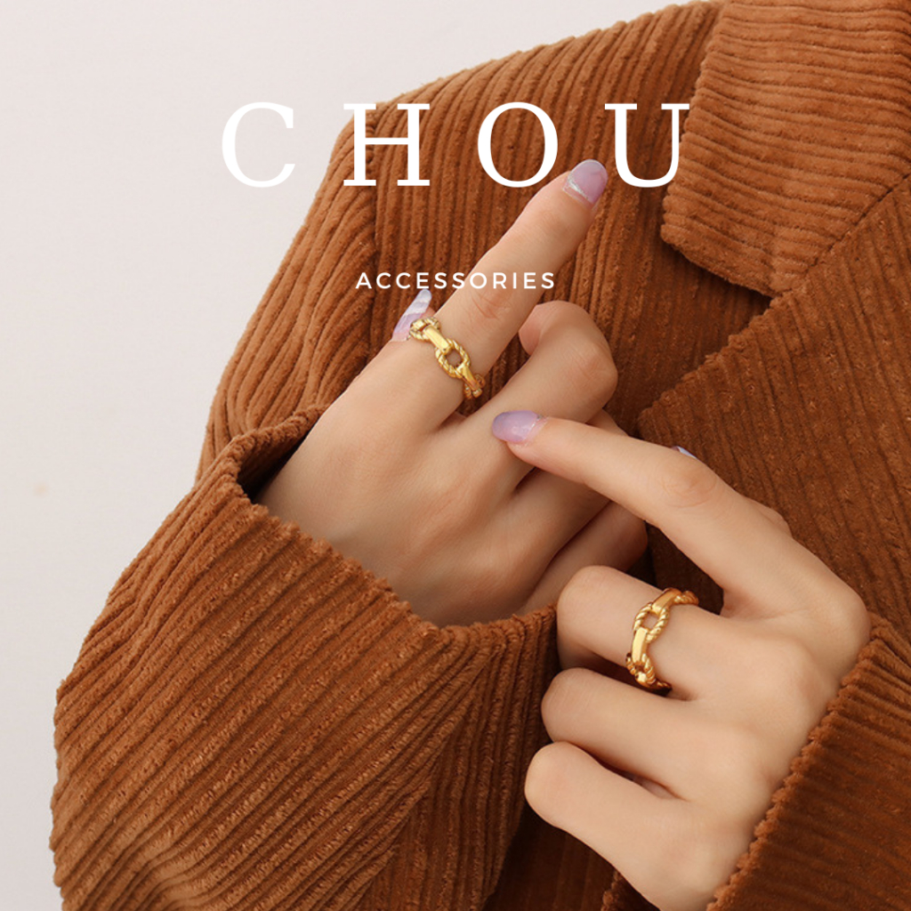 Nhẫn Titan Bản Xích | CHOU ACCESSORIES |