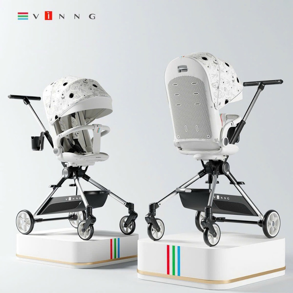 Xe đẩy gấp gọn VingQ7, Xe đẩy du lịch cao cấp - Hàng chính hãng