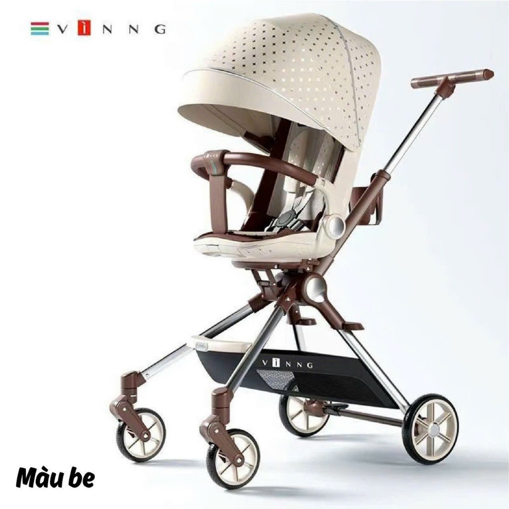 Xe đẩy gấp gọn VingQ7, Xe đẩy du lịch cao cấp - Hàng chính hãng