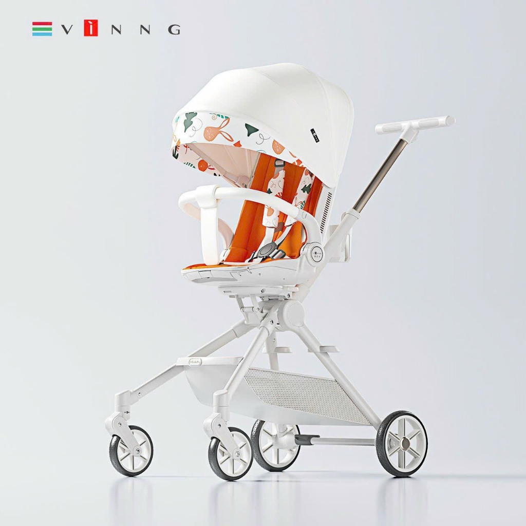 Xe đẩy gấp gọn VingQ7, Xe đẩy du lịch cao cấp - Hàng chính hãng