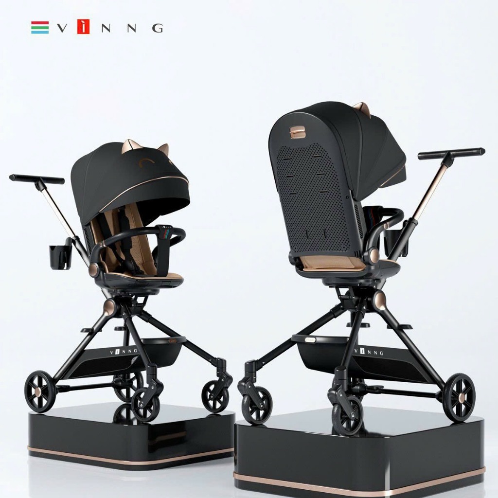 Xe đẩy gấp gọn VingQ7, Xe đẩy du lịch cao cấp - Hàng chính hãng