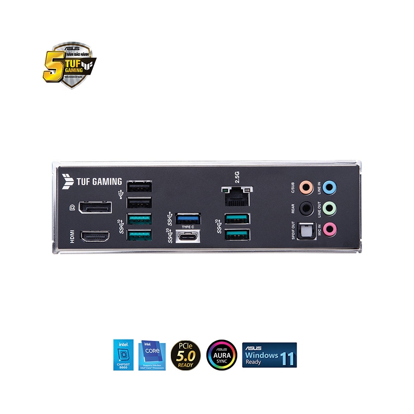 Mainboard Asus TUF GAMING B660M-PLUS D4 - Chính Hãng Bảo Hành 36 Tháng