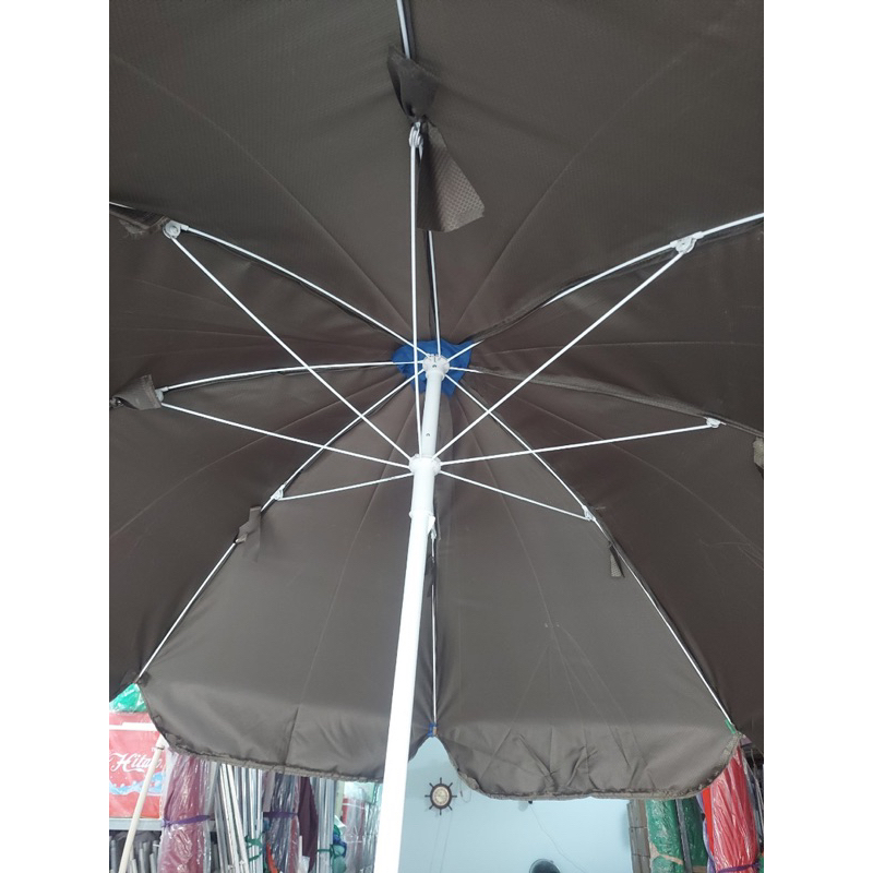 Dù Trung nguyên_ dù quảng cáo nhiều hãng che mưa che nắng bán hàng chưa gồm chân đế