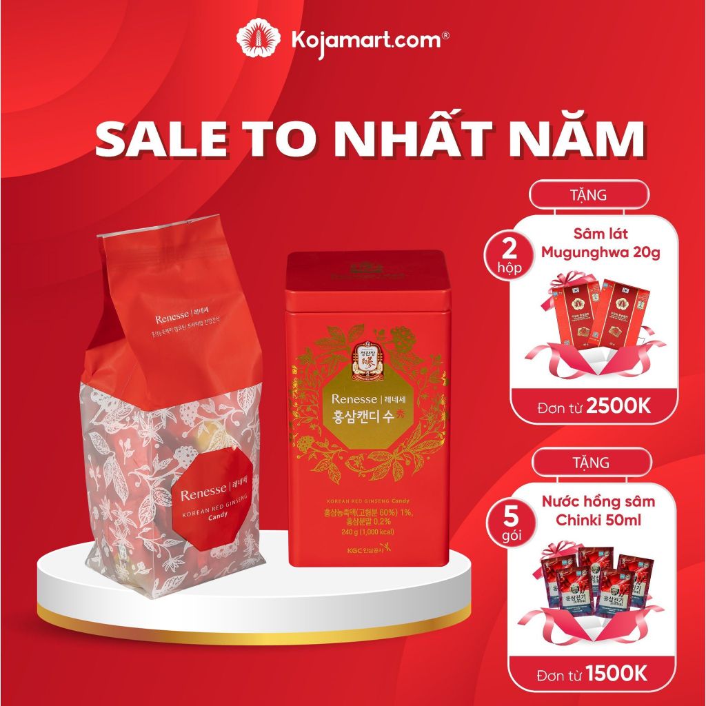Kẹo Hồng Sâm KGC Cheong Kwan Jang Hàn Quốc 240g
