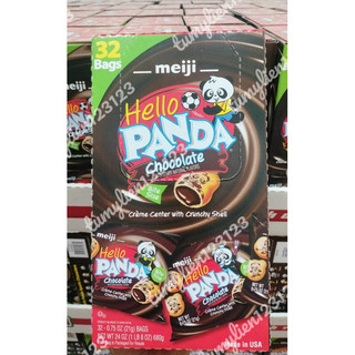 Date 04 / 2025 - Bánh gấu Meiji Hello Panda Chocolate - Mỹ
