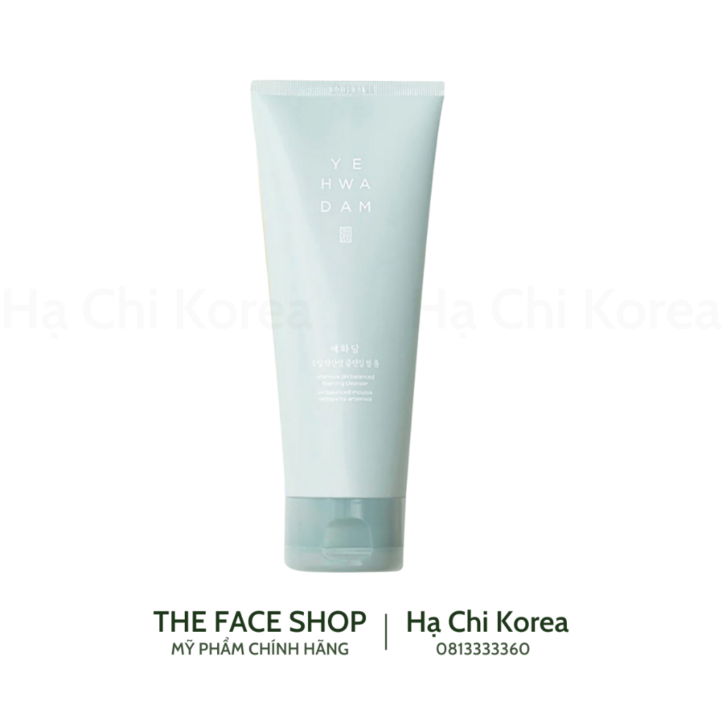 Sữa rửa mặt Cấp ẩm dịu da Yehwadam Artemisia Soothing pH-balanced Foaming Gel Cleanser