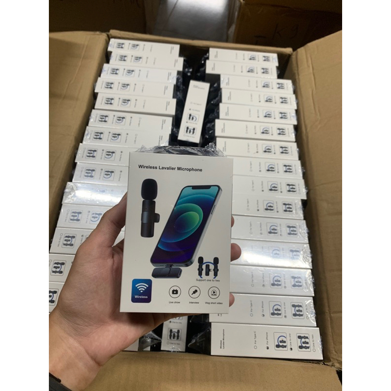 Mic Không Dây Cài Áo K9 Hàng Bảo Hành 1 Năm