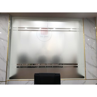 Decal dán kính mờ văn phòng chống nhìn trộm, giấy dán kính cát mờ kính nhà tắm, phòng ngủ