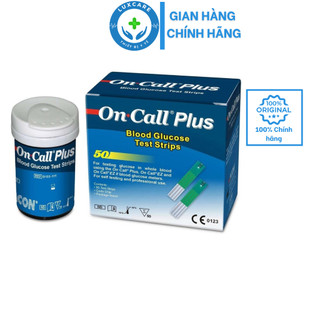 Hộp 50 Que Thử Đường Huyết On Call Plus Dùng Cho Máy On Call Plus & On Call EZ II