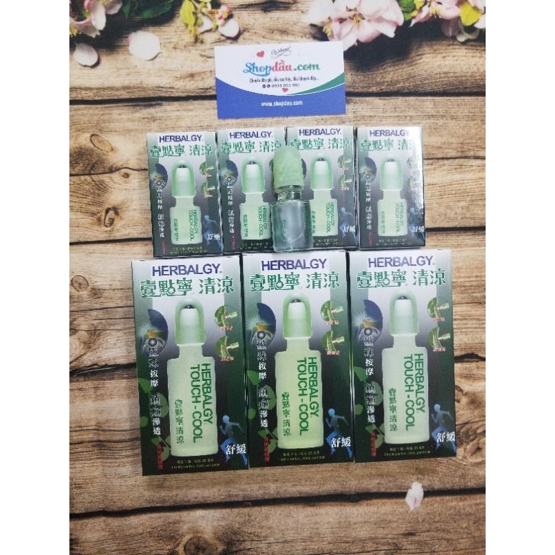Dầu gió Herbalgy touch cool - chính hãng Hồng Kông