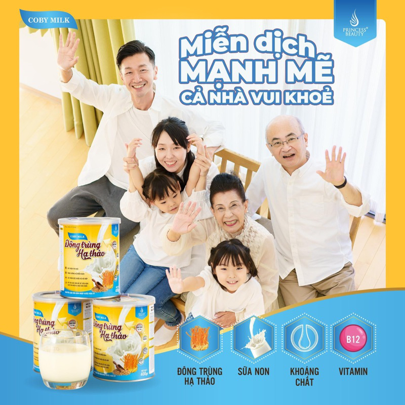 SỮA NON ĐÔNG TRÙNG HẠ THẢO COBY MILK