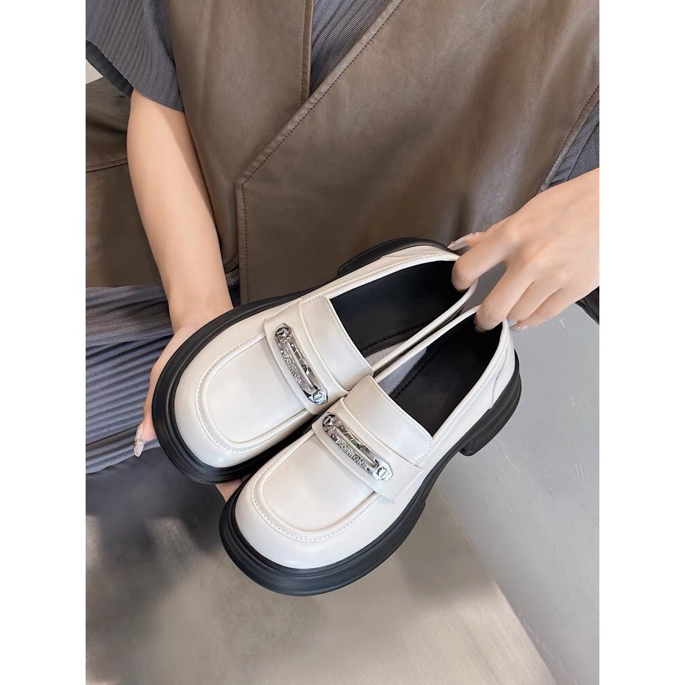 Giày oxford đốc thời trang nữ chất da đế 5 cm J14 3 màu