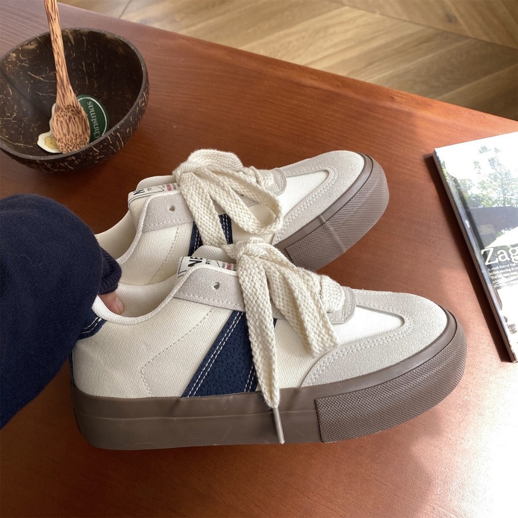 Giày thể thao nữ sneaker đế 3cm chất da