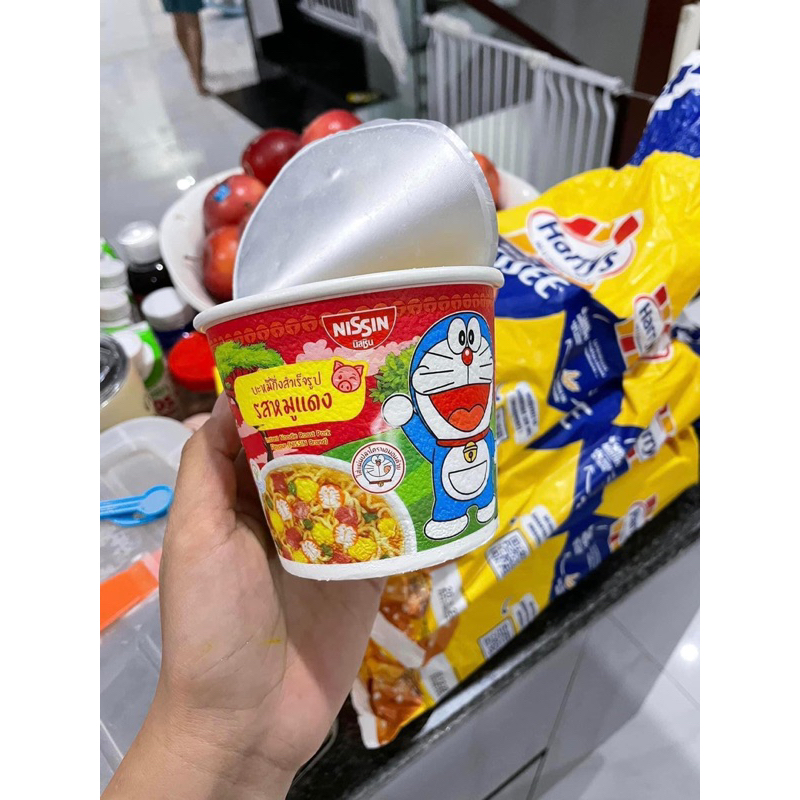 Mì Ăn Liền Trẻ Em Nissin Phiên Bản Mèo Doremon Thái Lan