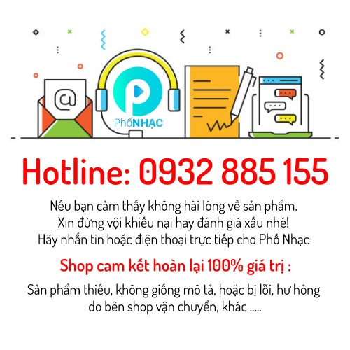 Dây 6 ly micro, dây mic 2 đầu 6ly | Phố Nhạc