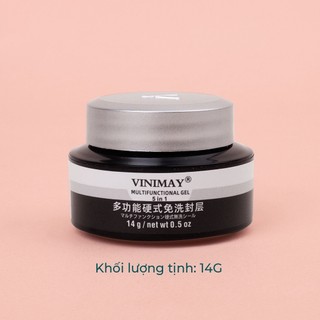 Gel đa năng Vinimay 5in1 chính hãng - Hũ gel đắp móng, tạo hình nail, đính đá, top gel, tạo giọt sương hoa nổi