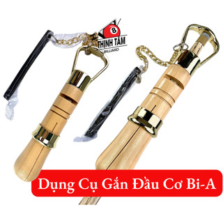Dụng cụ sửa chữa - kẹp nắn đầu cơ - đầu tẩy bida gỗ cao cấp
