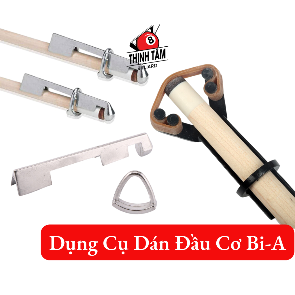 Dụng Cụ Kẹp Giữ Nắn - Sửa Chữa Đầu Cơ Bida 13MM CLB [ DỤNG CỤ DÁN ĐẦU CƠ NHỰA THƯỜNG ]
