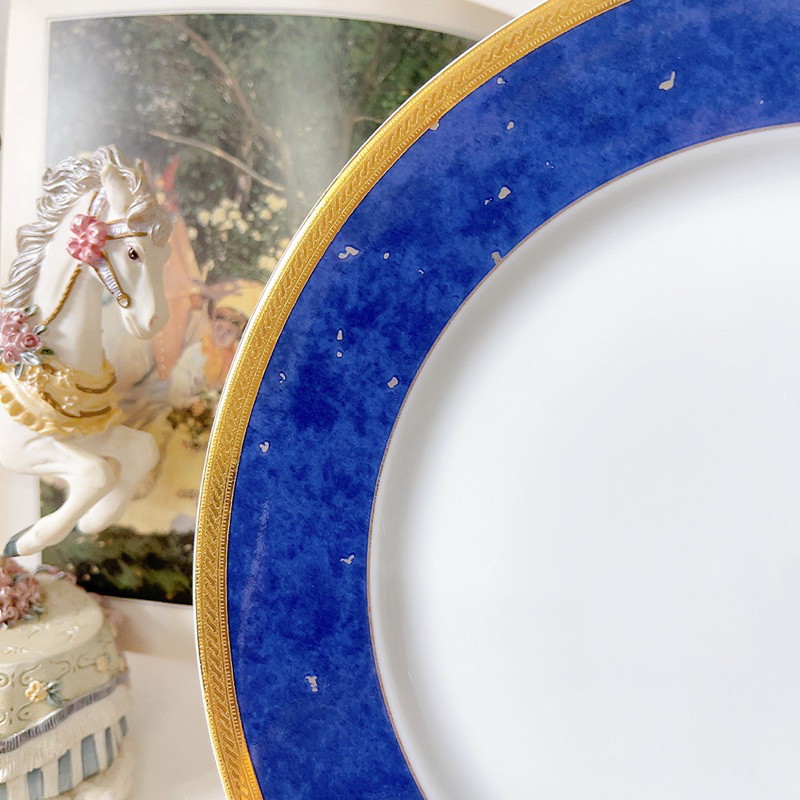 Đĩa viền xanh vàng Portugal