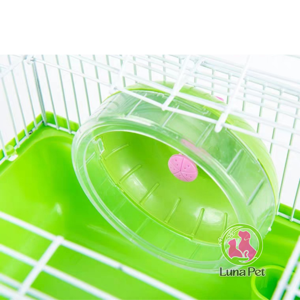 Wheel cho hamster 11cm không kèm đáy Luna Pet VQ01 - Vòng quay chạy cho hamster