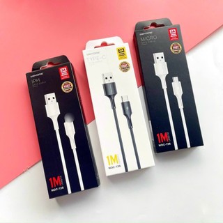 Cáp sạc nhanh 3a chính hãng wk - wdc136 full box dài 1m