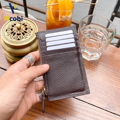 Ví đựng thẻ da bò Nina Vicobi M4, bóp tiền mini nhỏ gọn card holder